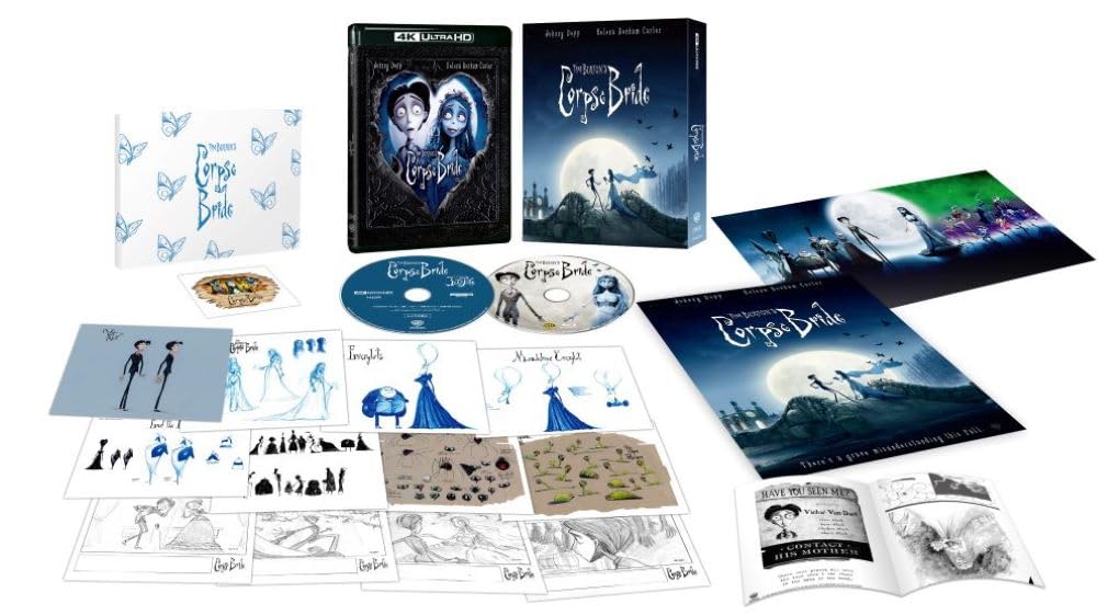 コープスブライド エルダー・ガットクネヒト Tim Burton 新品未使用！ Amazon.co.jp: ティム・バートンのコープスブライド 4K UHD ＋